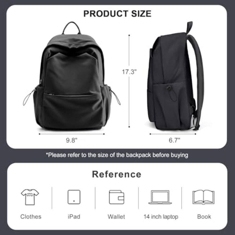 Mochila negra para mujer, moch - Leather Works reseña y precio