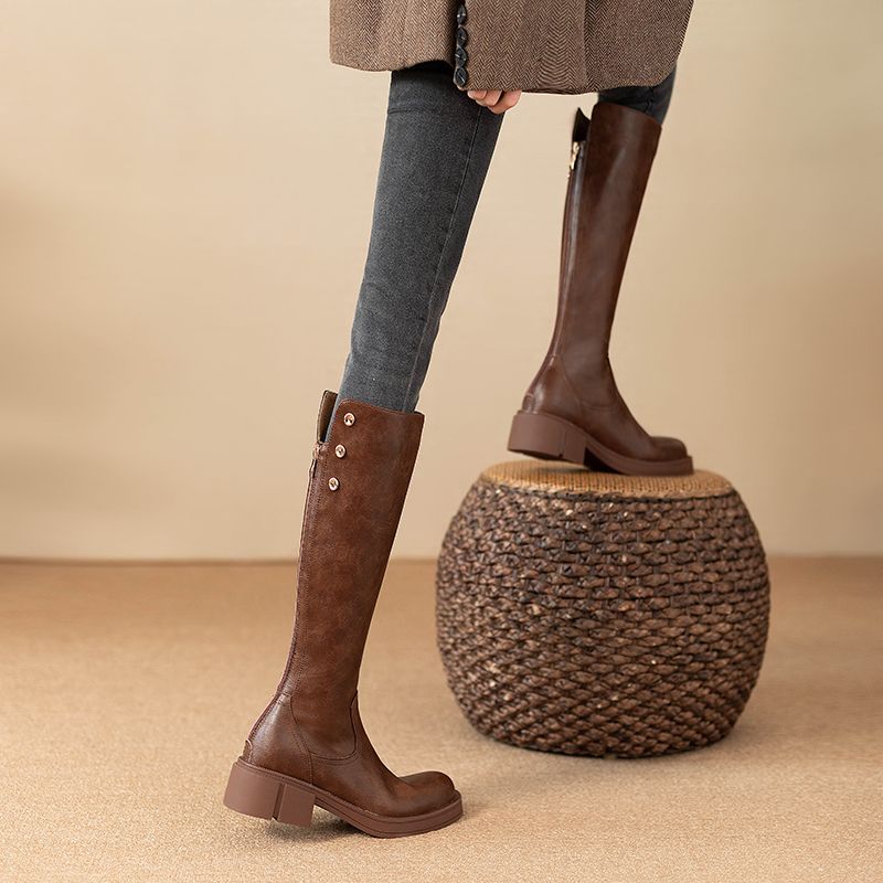 Otoño Invierno tacón medio señ - Leatherwork Designs reseña y precio