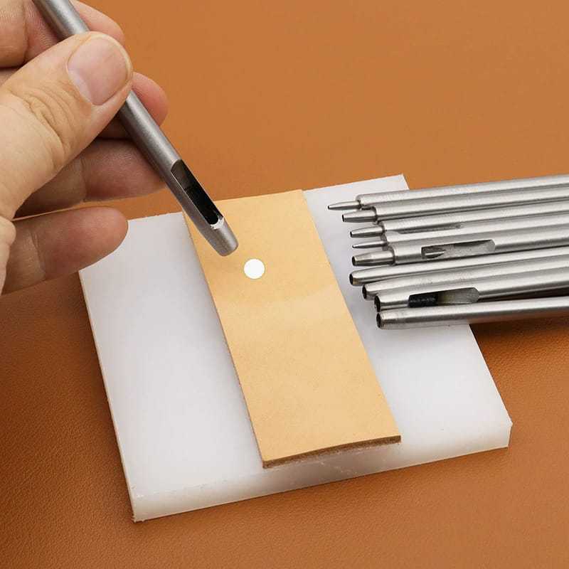 Juego de perforadores de cuero - Leatherwork Hole Punch reseña y precio